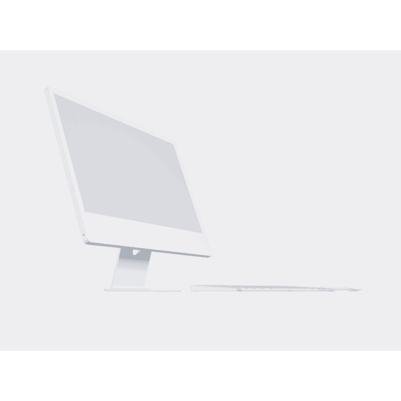 iMac 24 inch online mockup