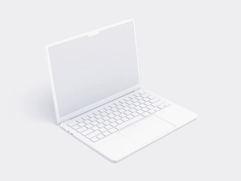 MacBook Air (2022) online mockup