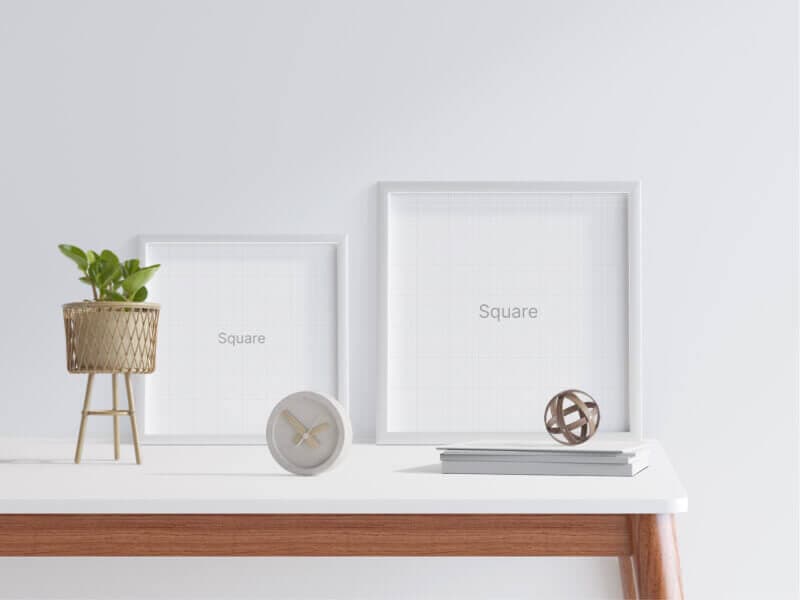 Frames online mockup