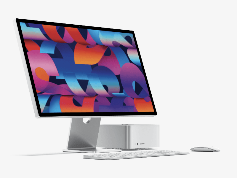 Mac Studio and Studio Display online mockup