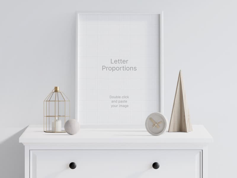 Frames online mockup