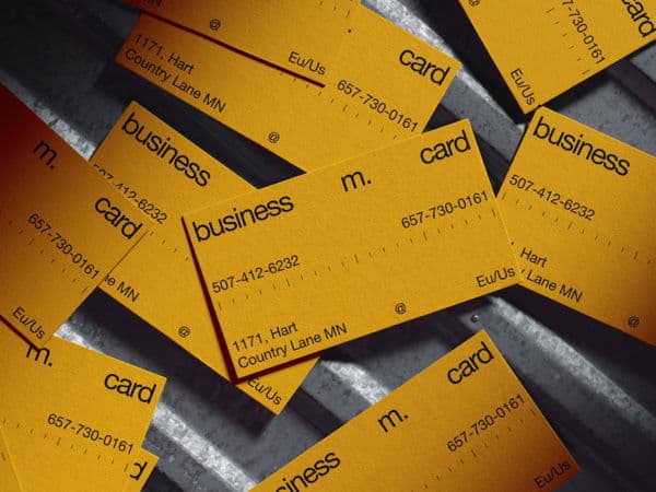 Business Сards online mockup