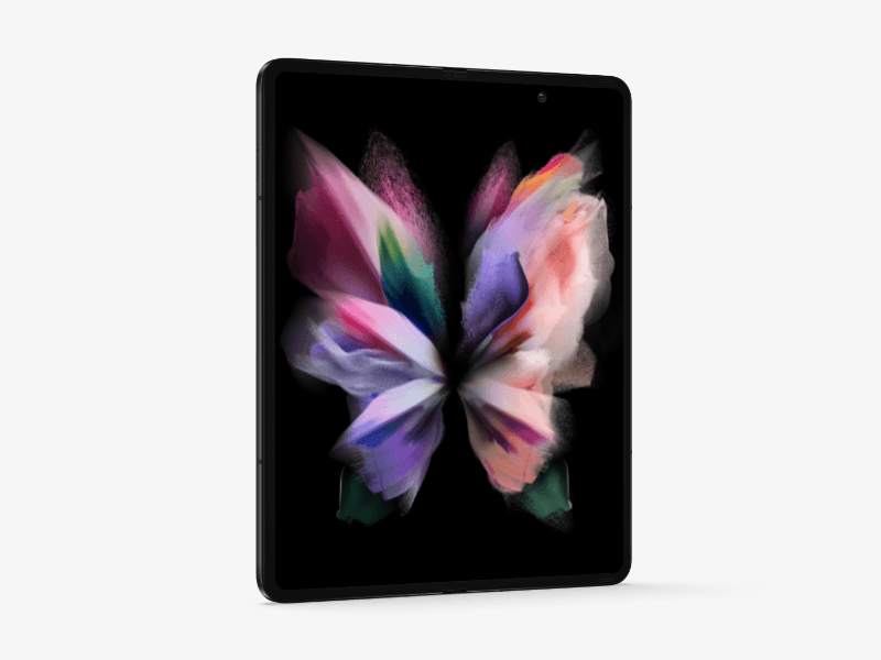Samsung Galaxy Z Fold 3 online mockup