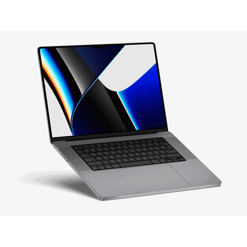 MacBook Pro 16 online mockup