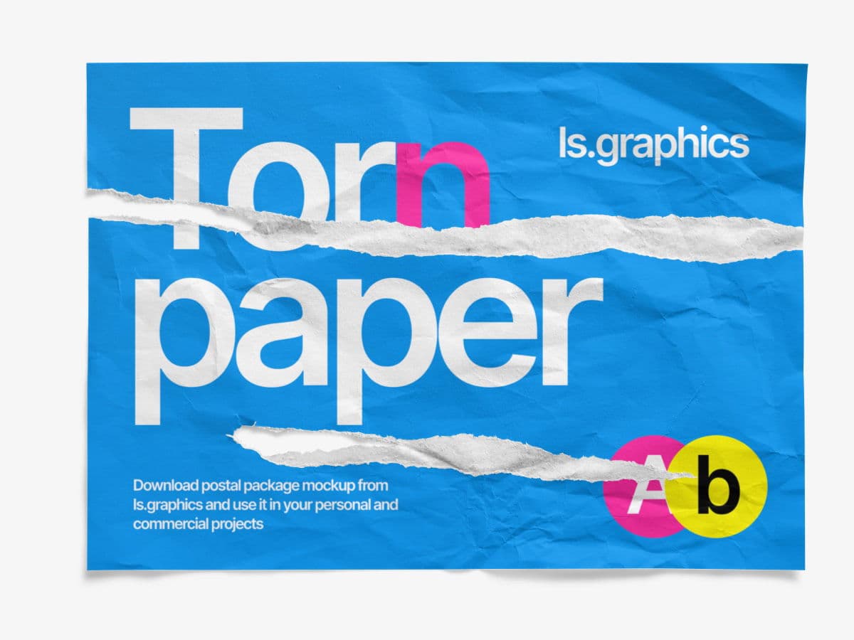 Torn Posters online mockup