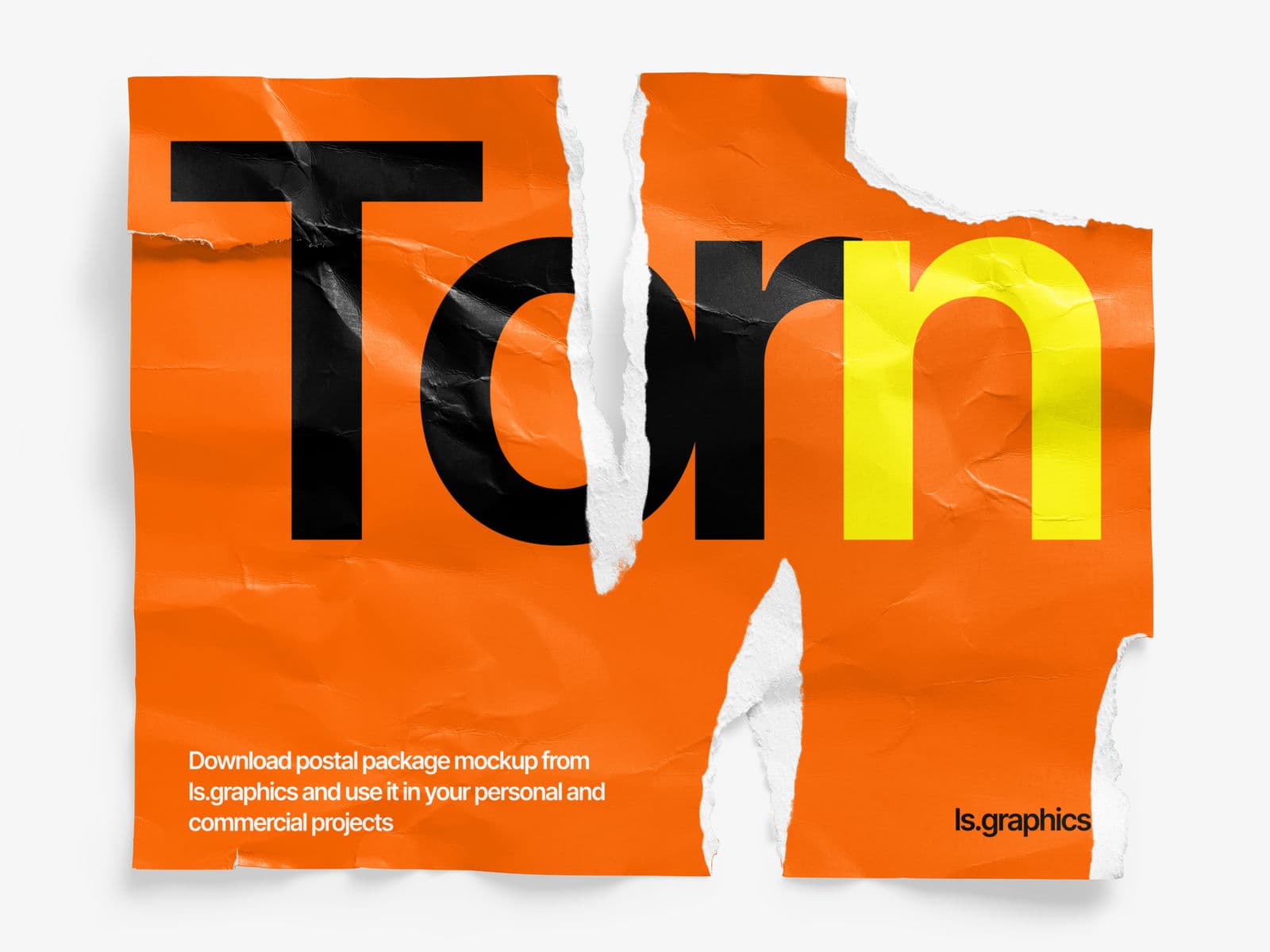 Torn Posters Glossy online mockup