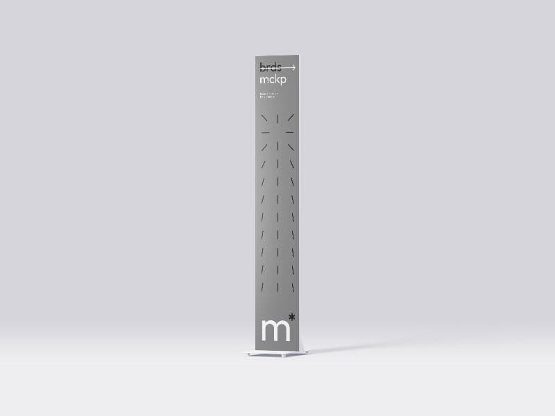 Boards. Floor Sign Stand online mockup