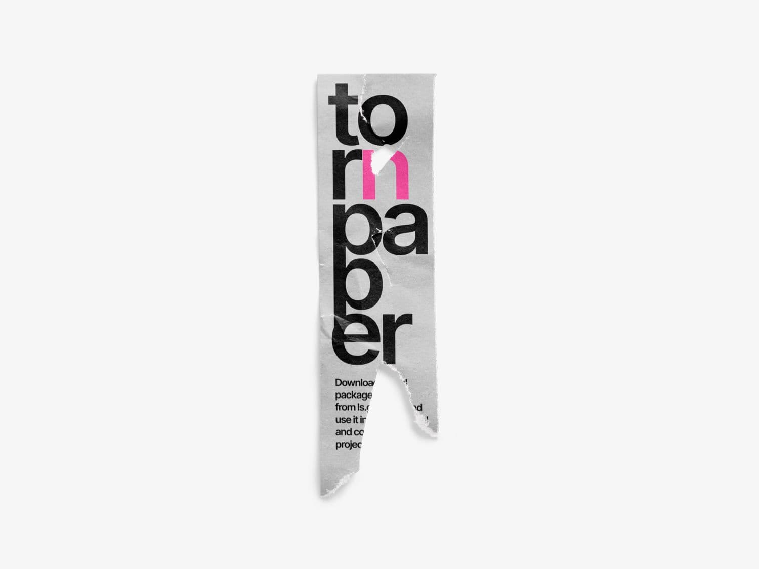 Torn Posters Textured online mockup