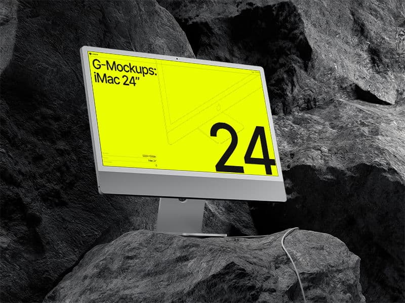 iMac 24 inch online mockup