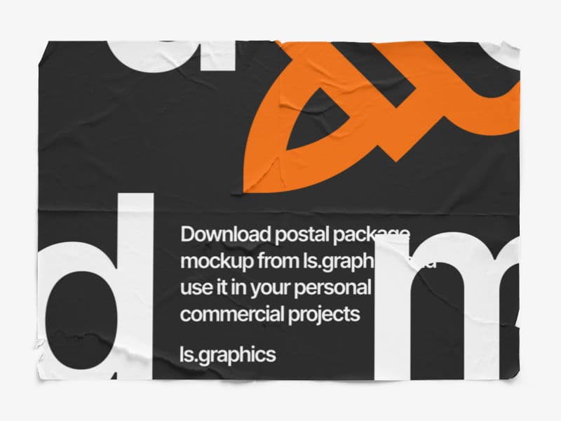 Glued Posters online mockup