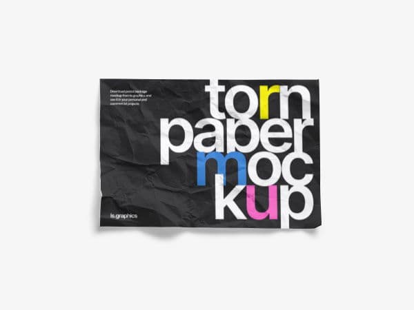 Torn Posters online mockup
