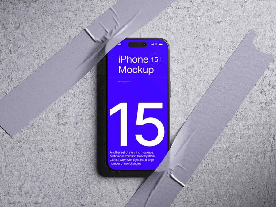 iPhone 15 Pro online mockup