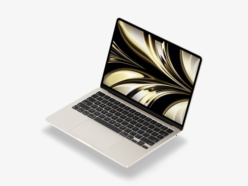 MacBook Air (2022) online mockup