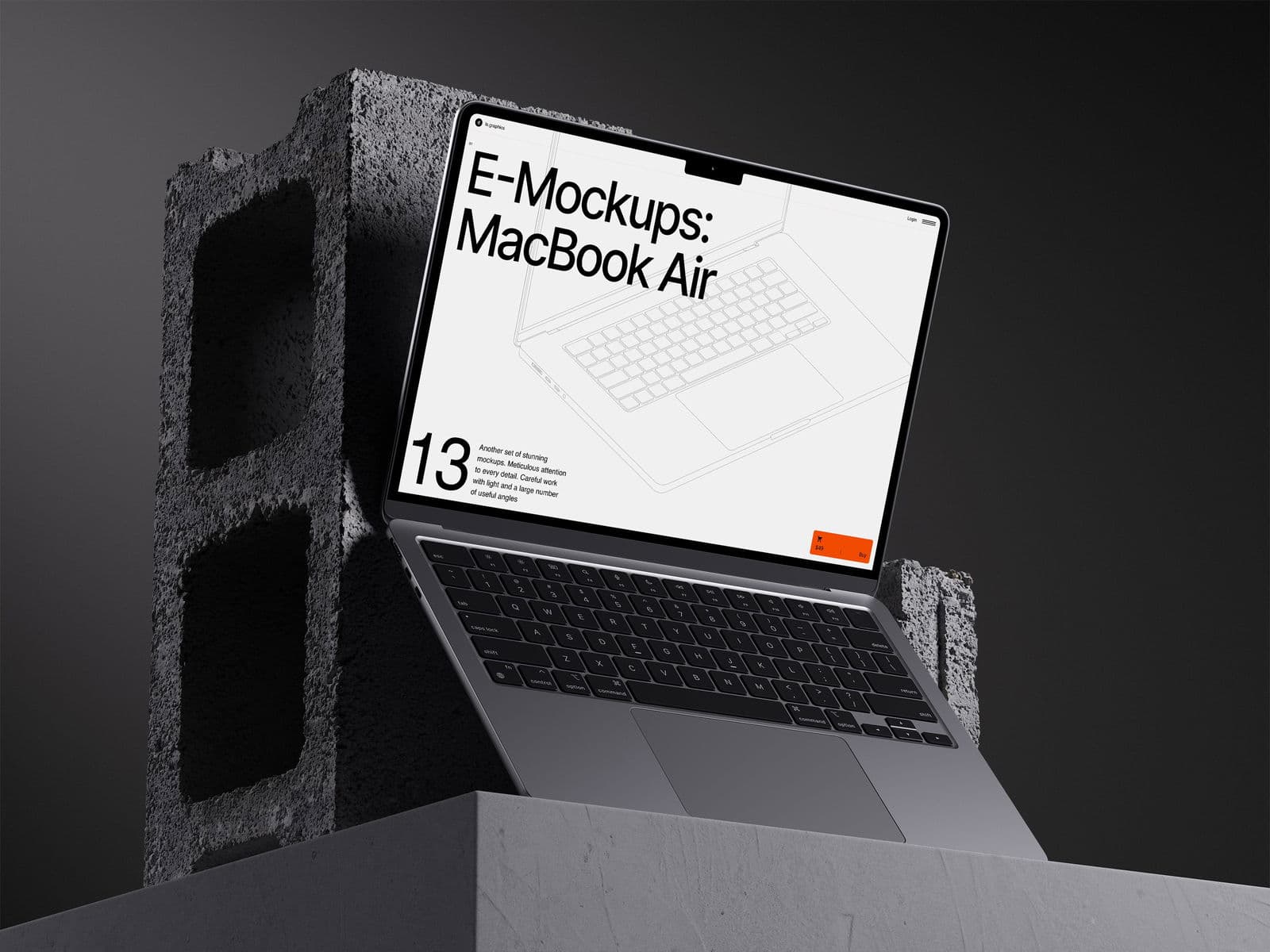 MacBook Air (2022) online mockup