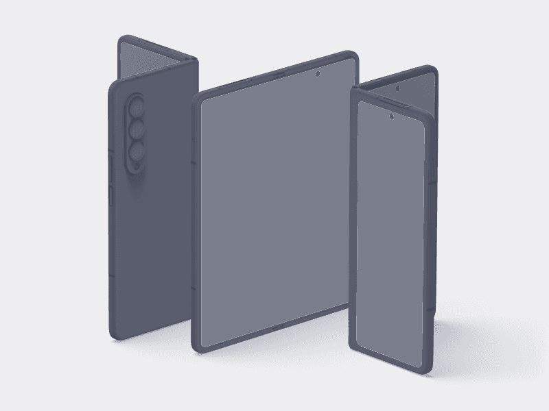 Samsung Galaxy Z Fold 3 online mockup