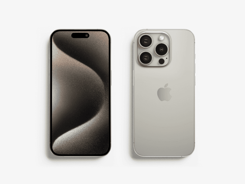 iPhone 15 Pro online mockup
