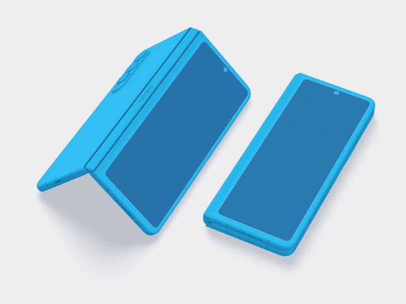 Samsung Galaxy Z Fold 3 online mockup