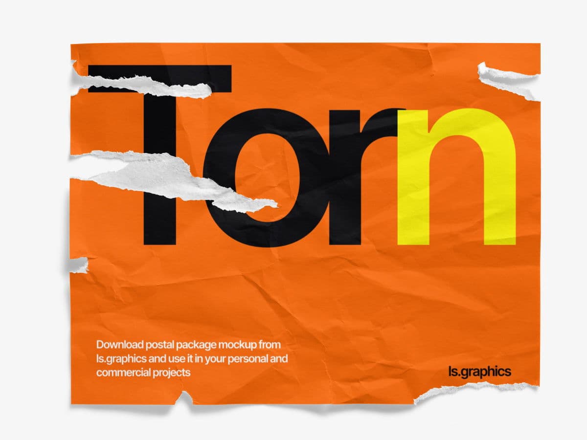 Torn Posters online mockup
