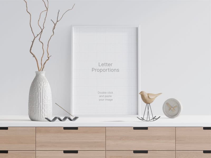 Frames online mockup
