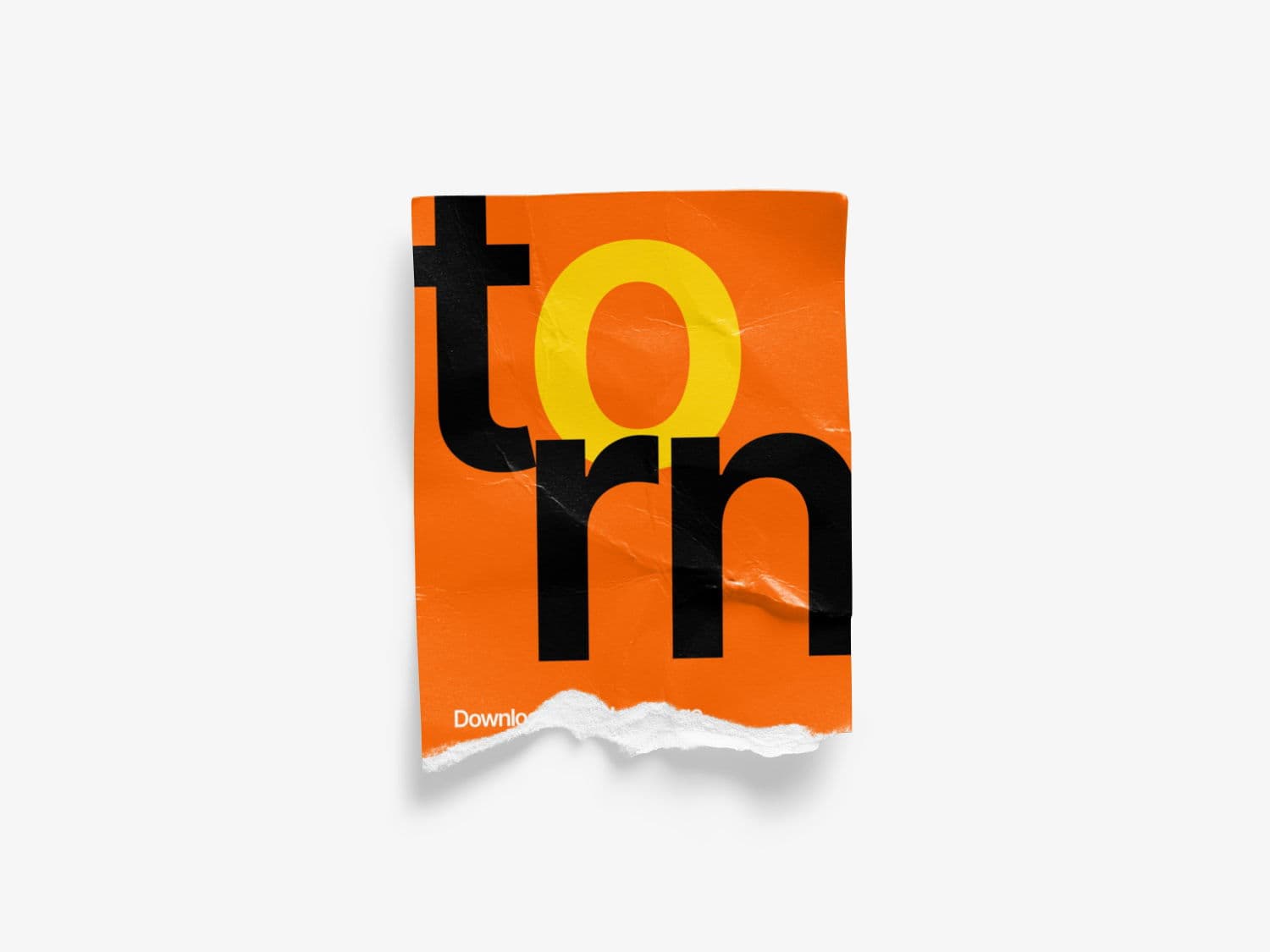 Torn Posters Glossy online mockup