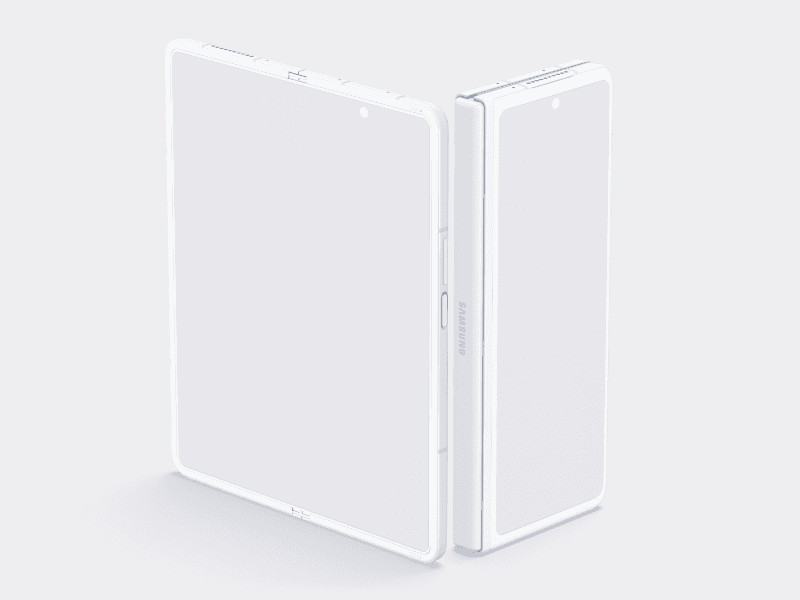 Samsung Galaxy Z Fold 3 online mockup