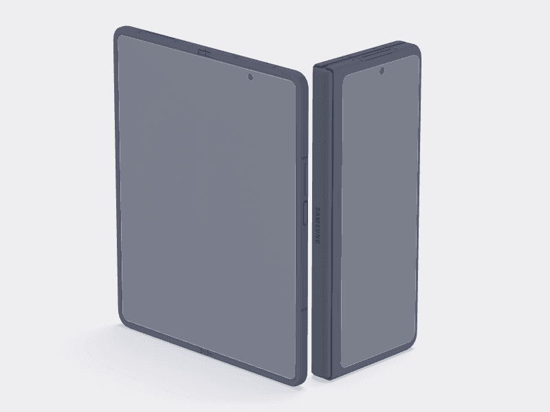 Samsung Galaxy Z Fold 3 online mockup