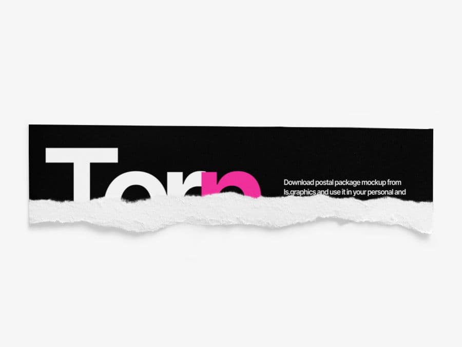 Torn Posters Glossy online mockup
