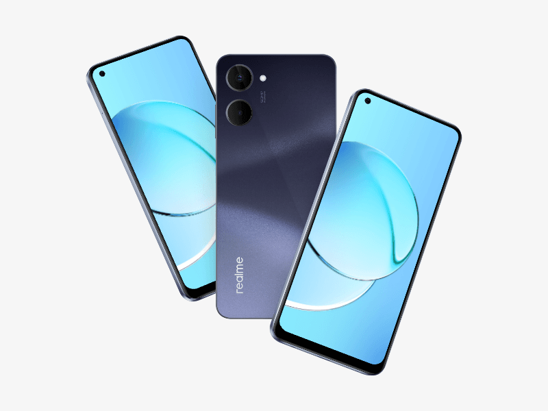 Realme 10 online mockup