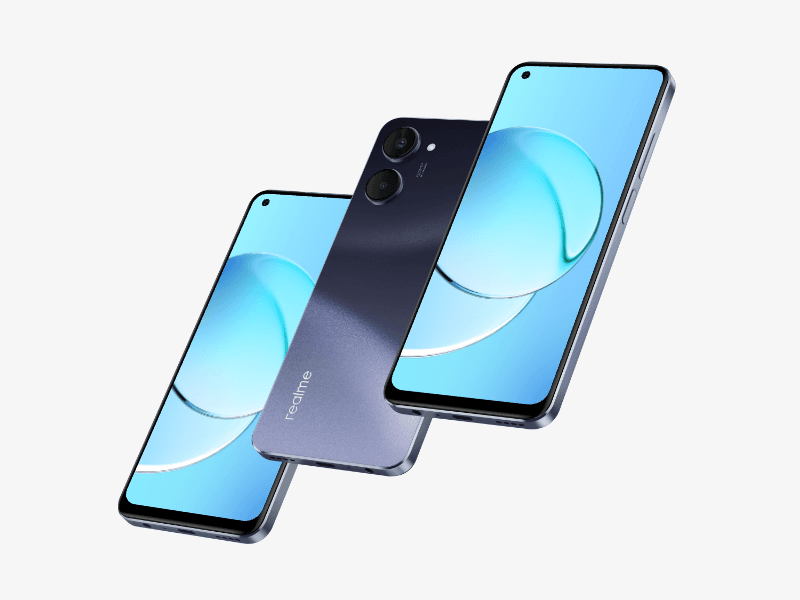 Realme 10 online mockup