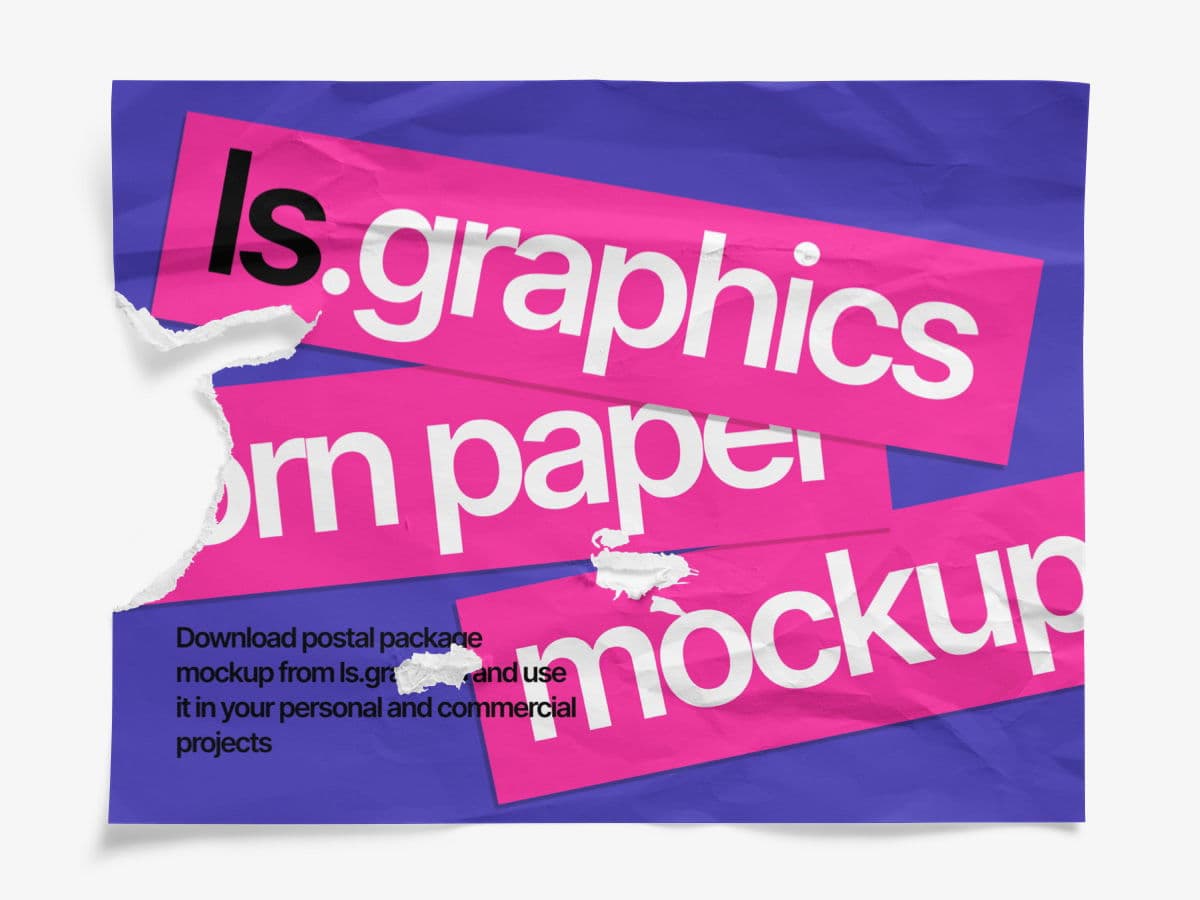 Torn Posters online mockup