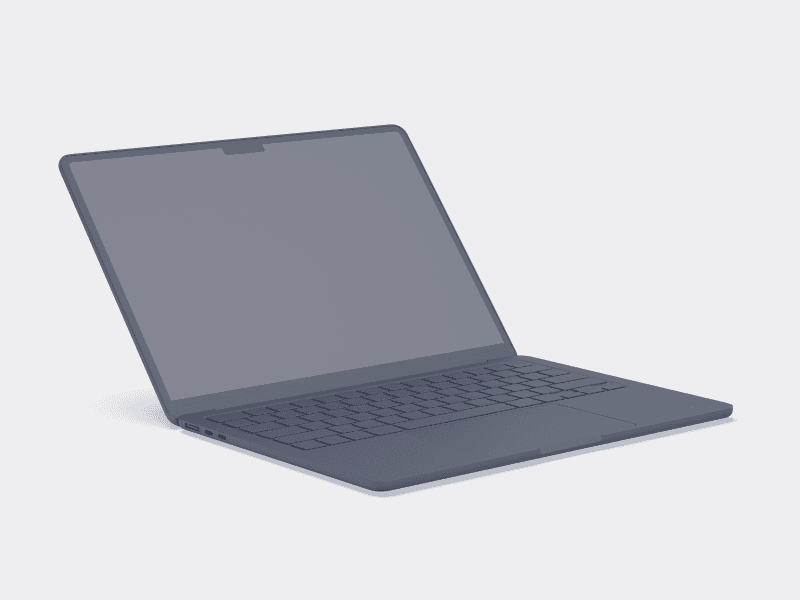 MacBook Air (2022) online mockup