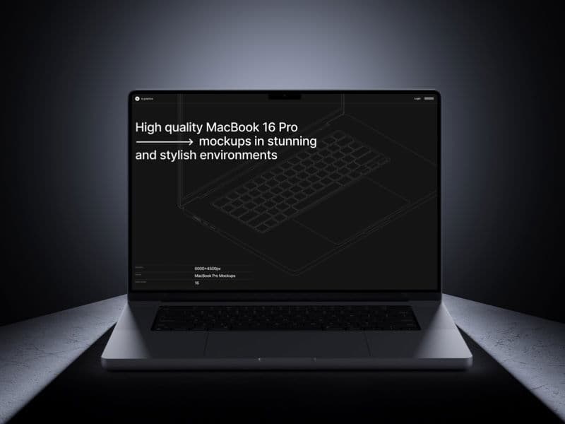 MacBook #08 online mockup