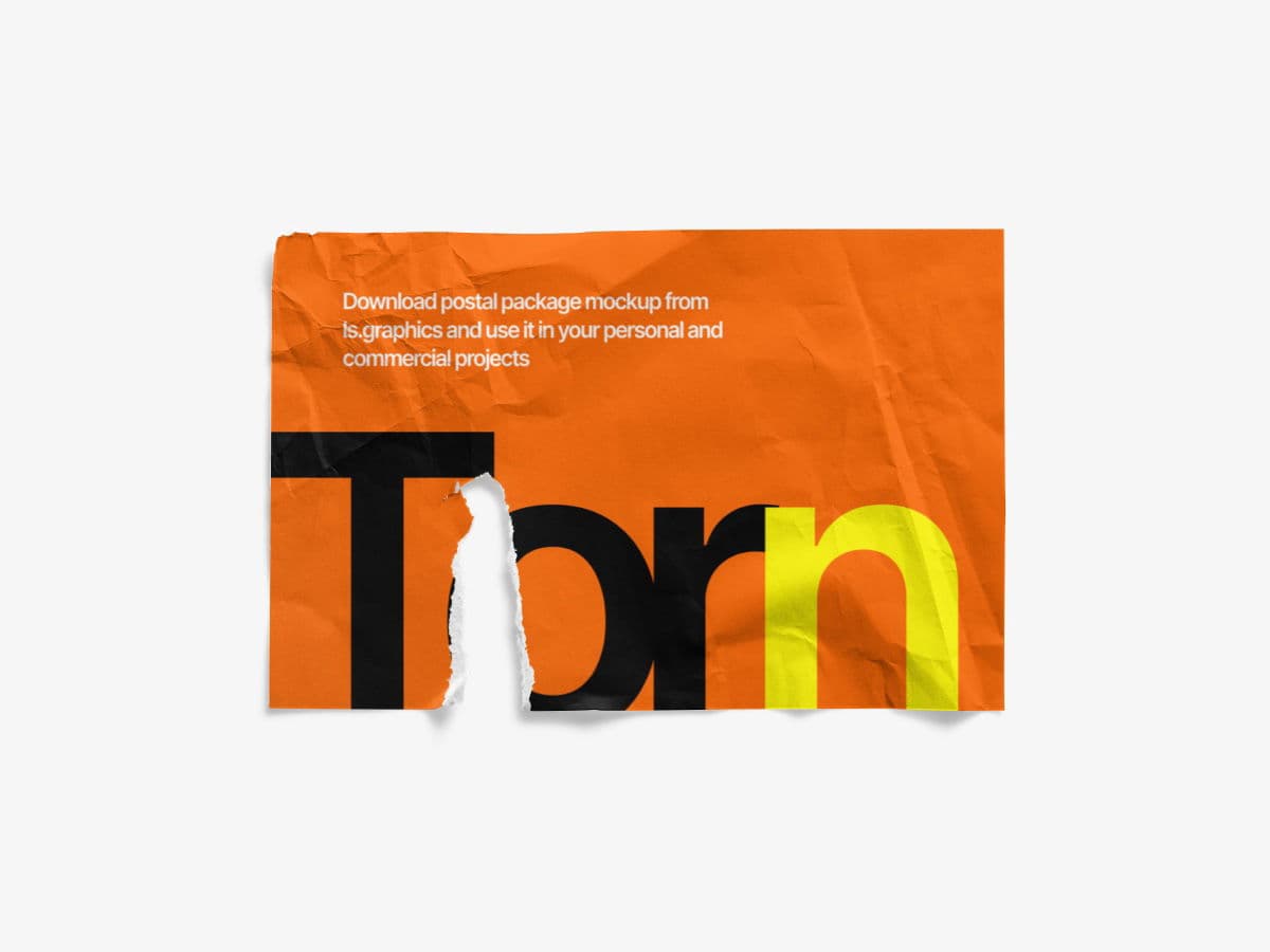 Torn Posters online mockup