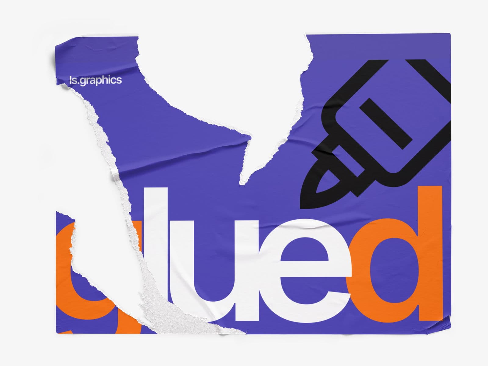Glued Posters Glossy online mockup