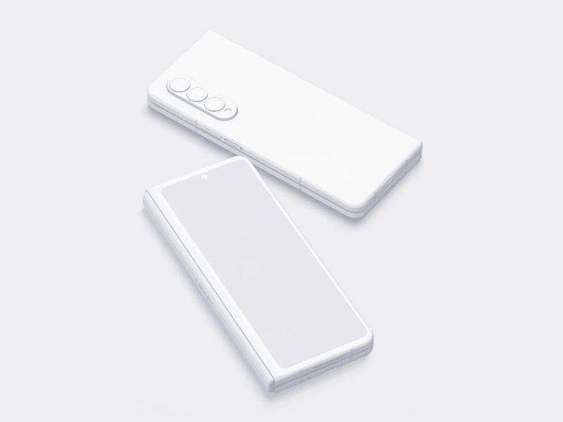 Samsung Galaxy Z Fold 3 online mockup