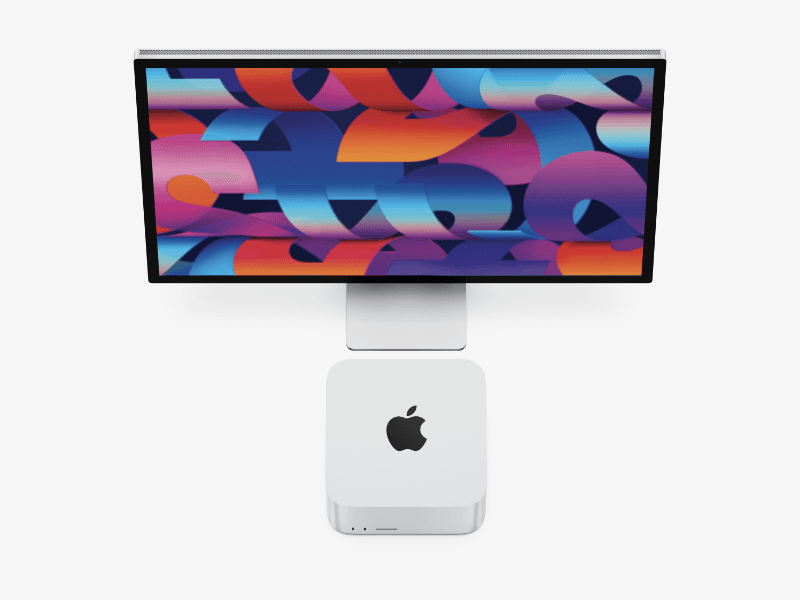 Mac Studio and Studio Display online mockup