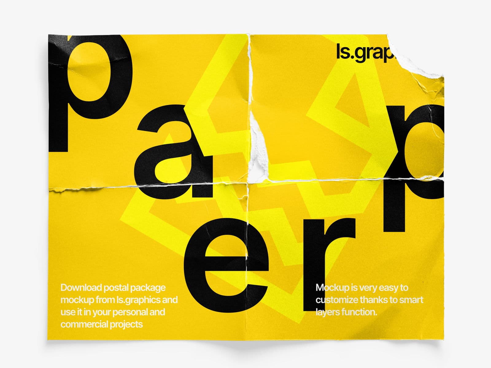 Torn Posters Glossy online mockup