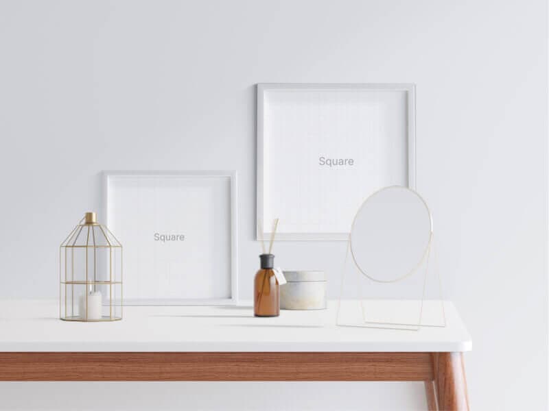 Frames online mockup