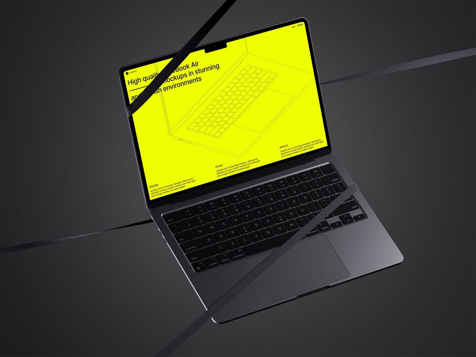 MacBook Air (2022) online mockup