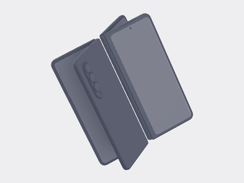 Samsung Galaxy Z Fold 3 online mockup