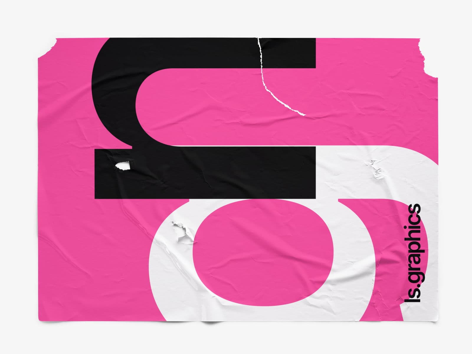 Glued Posters Glossy online mockup