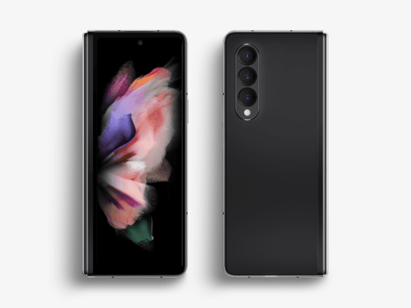 Samsung Galaxy Z Fold 3 online mockup
