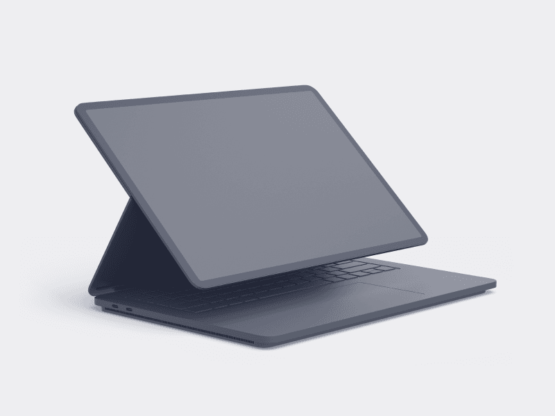 Surface Laptop Studio online mockup