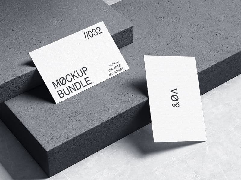 Qubus. Business Cards online mockup