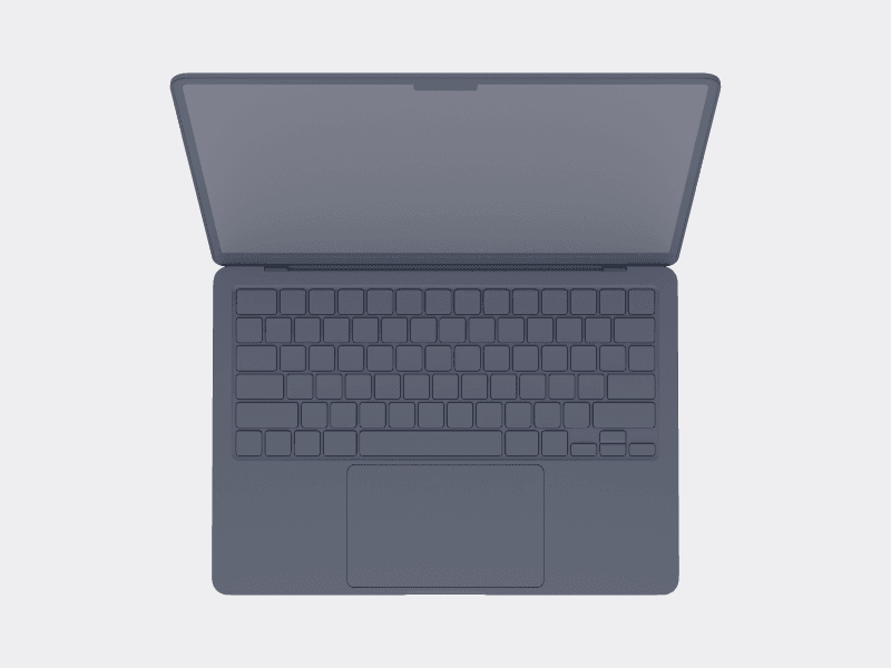MacBook Air (2022) online mockup