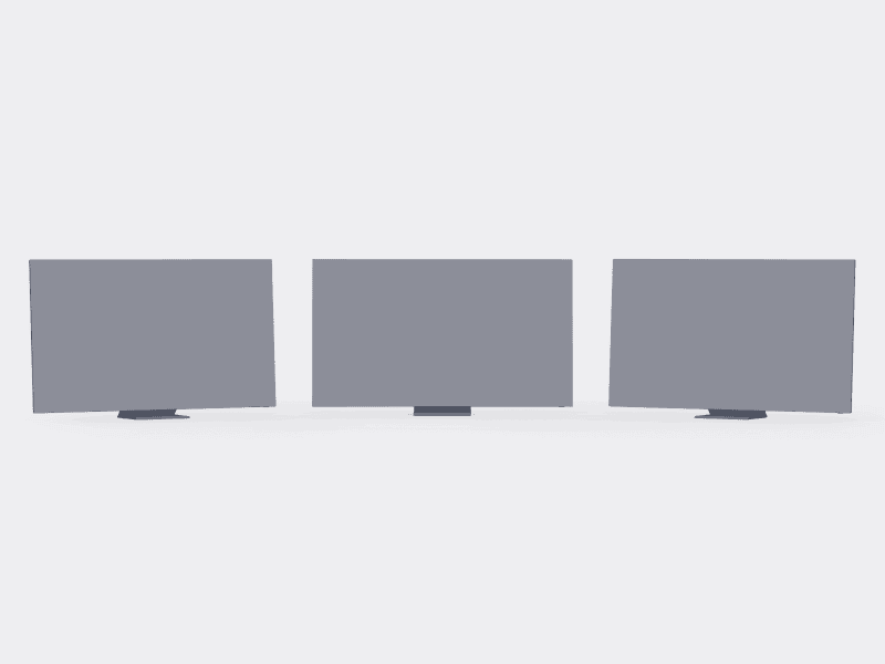 Samsung TV online mockup