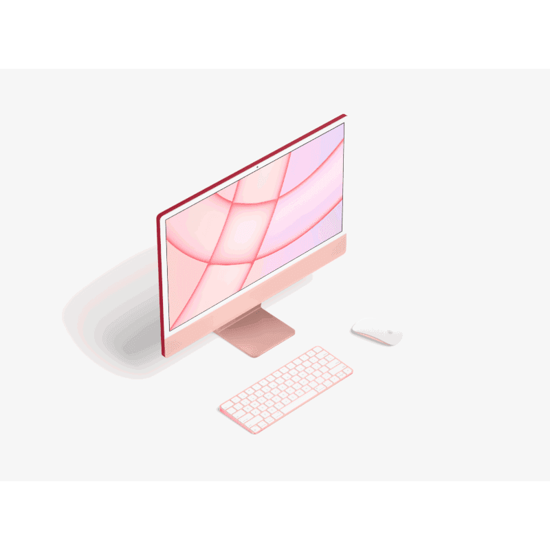 iMac 24 inch online mockup