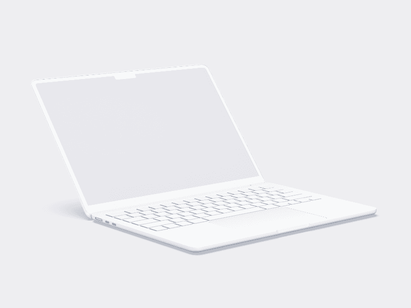 MacBook Air (2022) online mockup