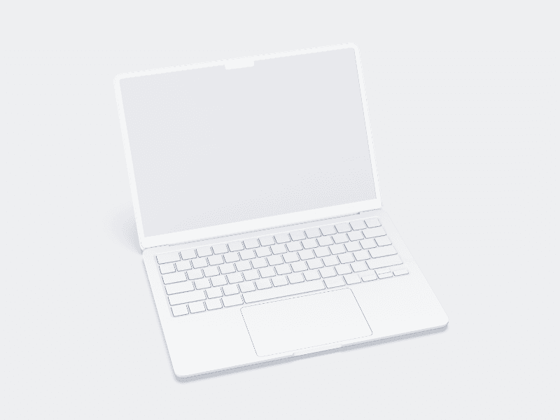 MacBook Air (2022) online mockup