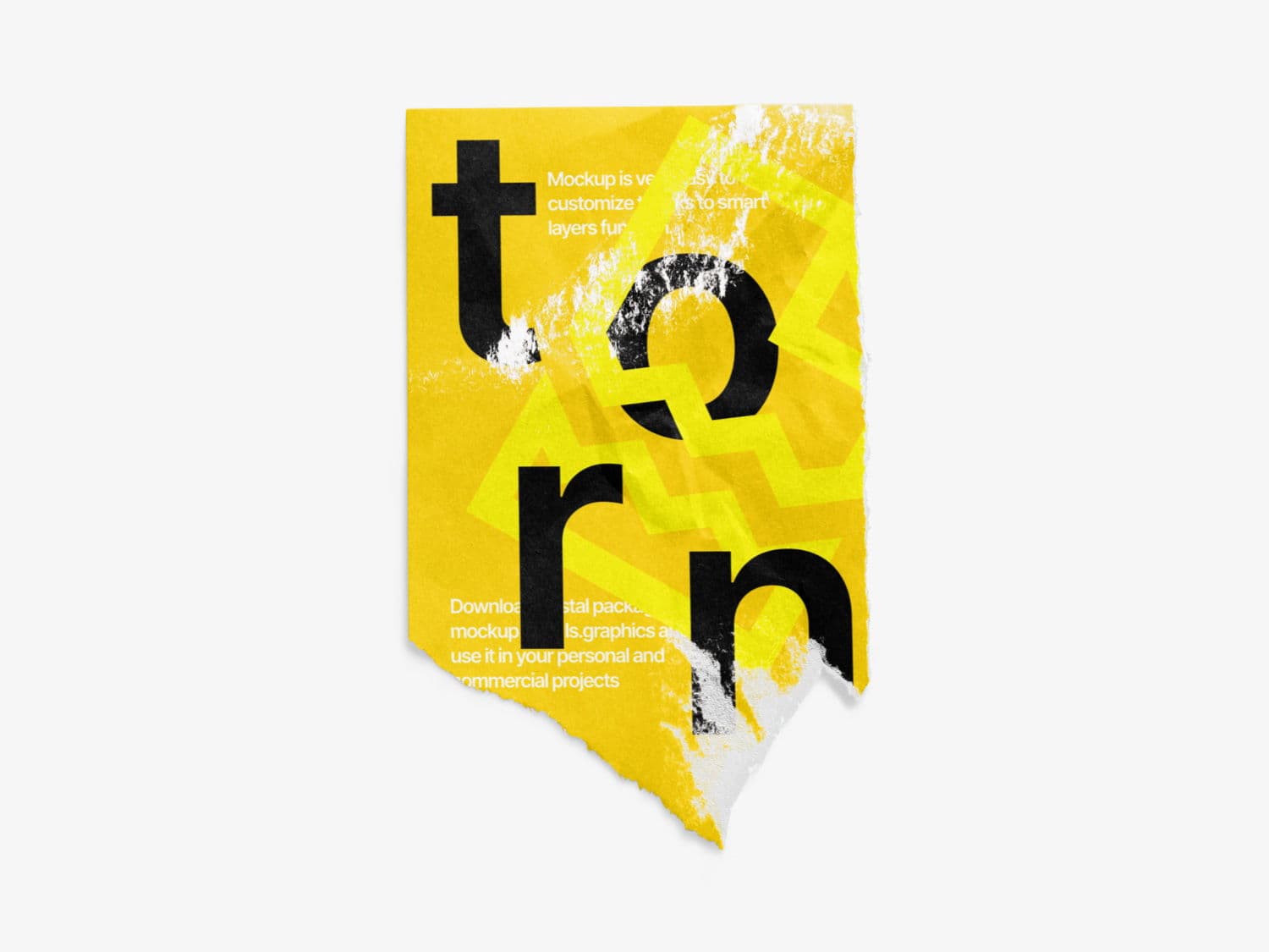 Torn Posters Textured online mockup
